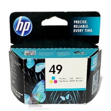 HP 49 Tri-color รหัส 51649A ตลับหมึกแท้ หมึกรวมสี